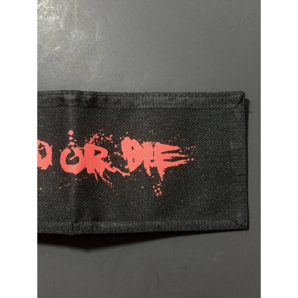 Y2K ZERO‎ Skateboarding Black Canvas Wallet